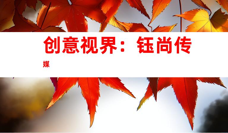 创意视界：钰尚传媒