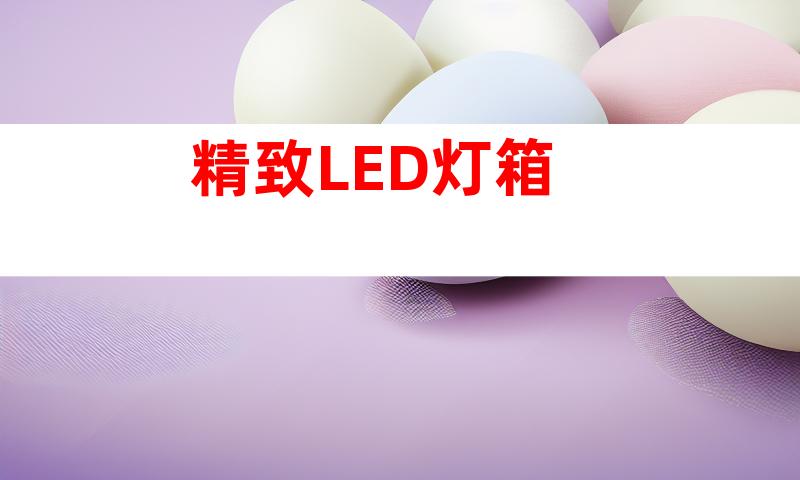 精致LED灯箱