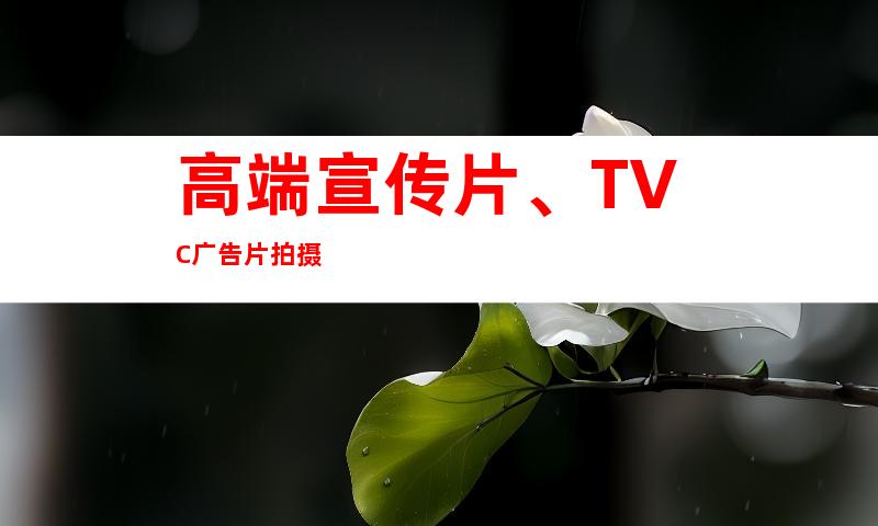 高端宣传片、TVC广告片拍摄